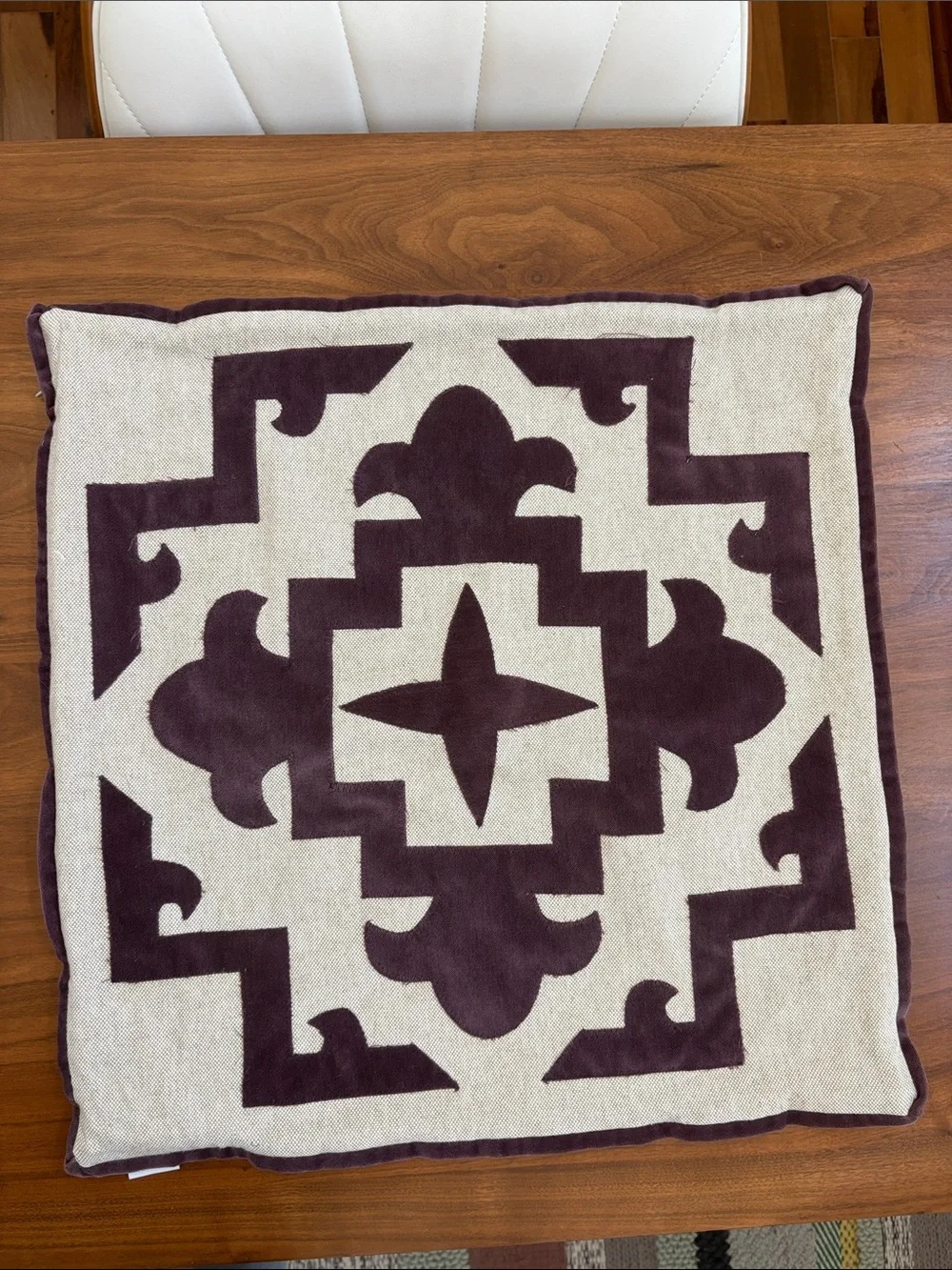 Lacefield Designs Sultana Appliqué Velvet Pillow Covers – Set of 2